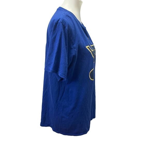 Adidas St Louis Blues Hockey Mens Large NHL Tarasenko 91 Short Sleeve Tee Shirt - Picture 2 of 5